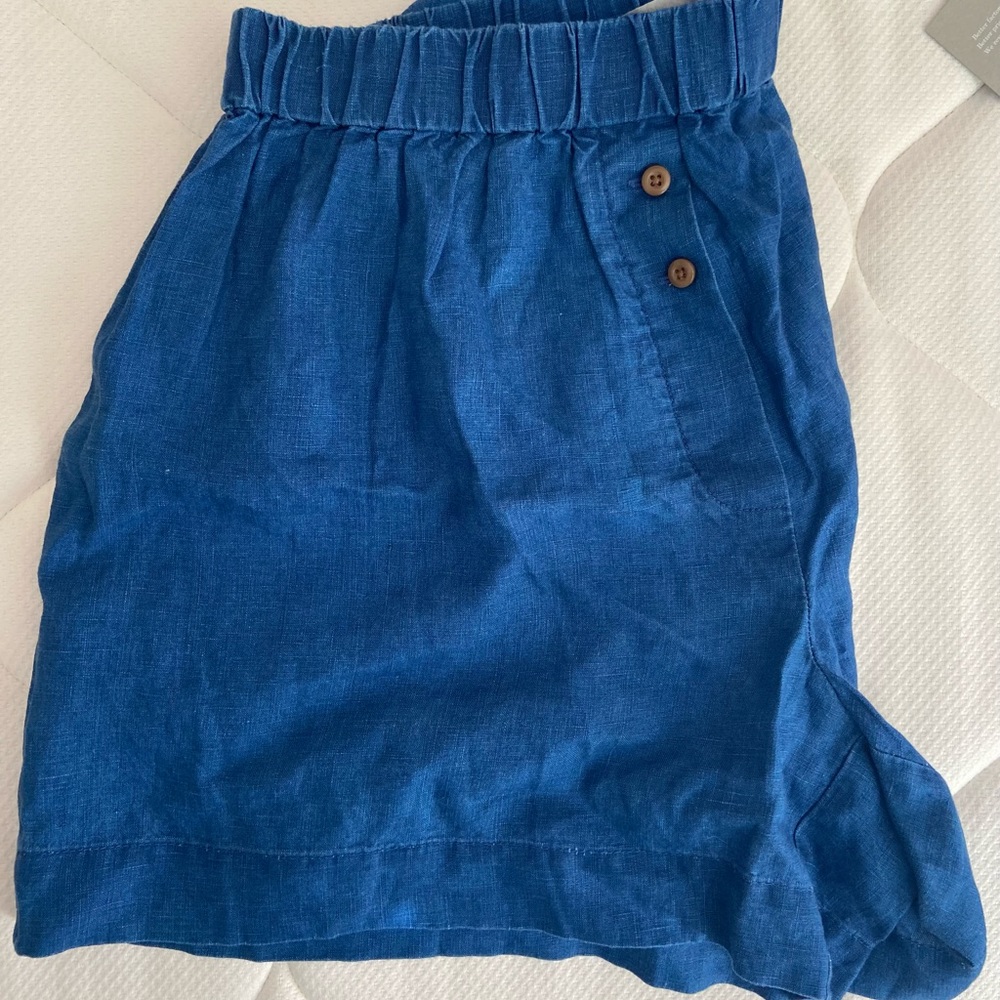 Everlane M Linen “Boxer” shorts in Dark Indigo